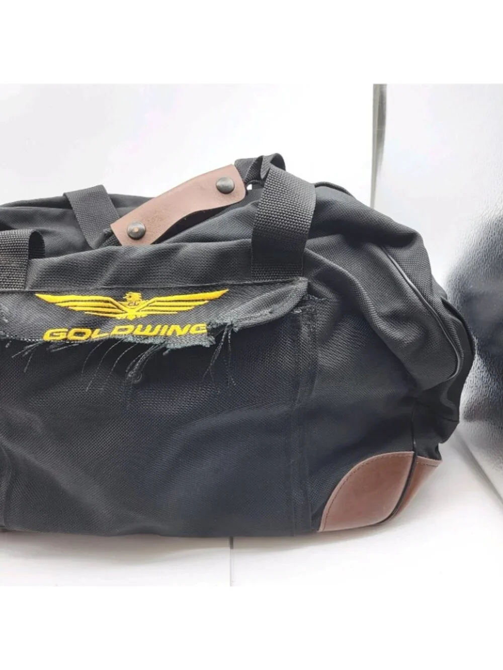 Vintage USA Made Goldwing duffle bag 80's travel luggage Motorcycle bag
